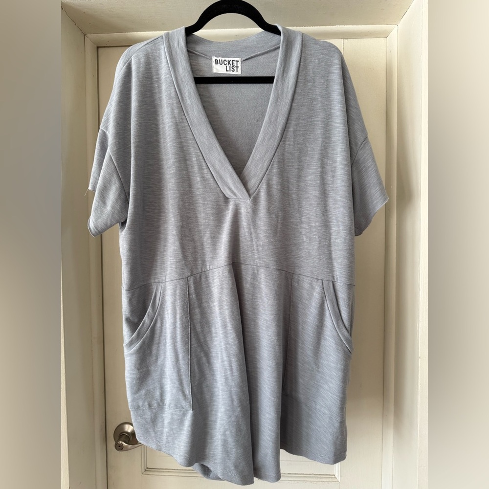 BUCKETLIST Heather Gray Romper